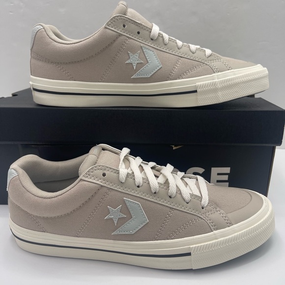 CONVERSE Men's A13223FSPORT CASUAL OX PAPYRUS/RAINWASHED GREY/EGRET Sneakers